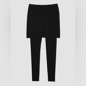 Eileen fisher Stretch Jersey Knit Skirted Legging size XS in black
